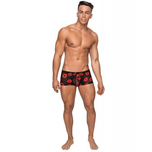 Kiss Me Stretch Mesh Mini Short (Men’s Sm-XL)