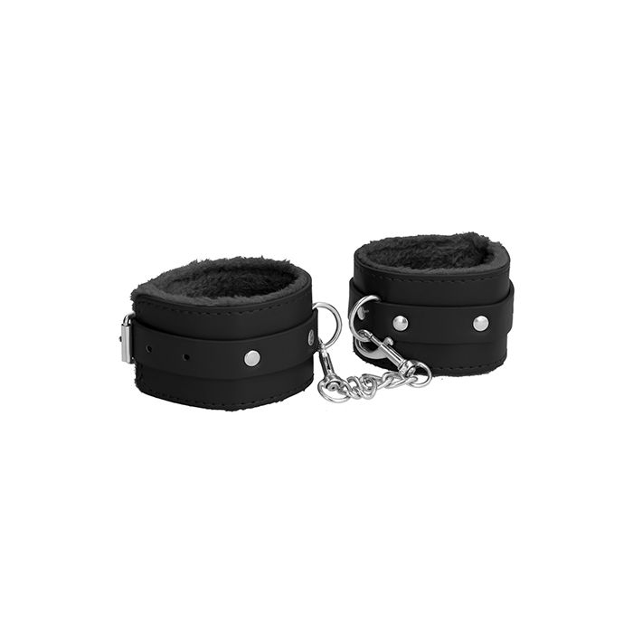 Plush Leather Ankle Cuffs