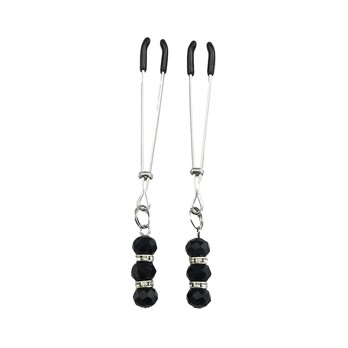 Beaded Tweezer Style Nipple Clamps